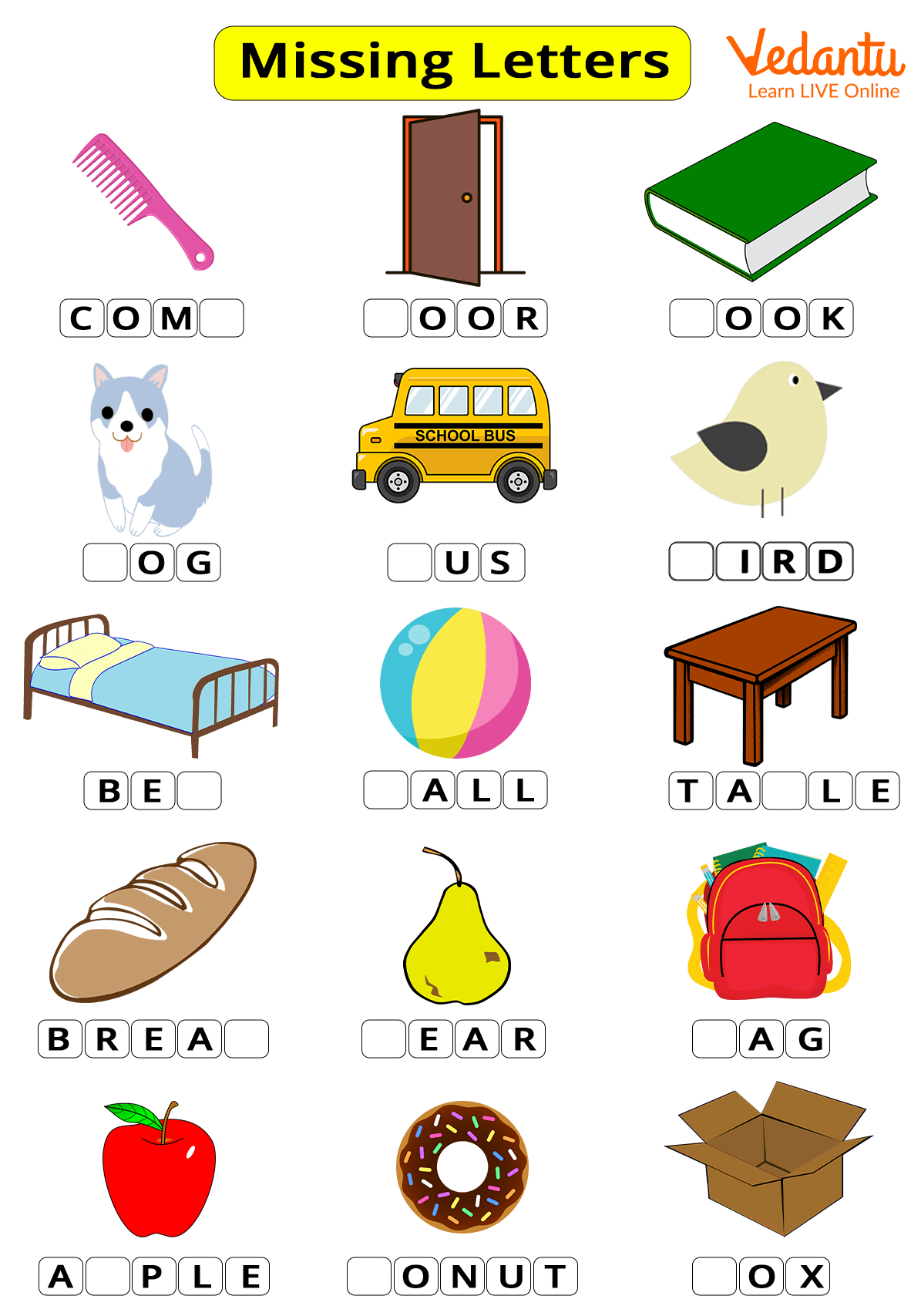 Learn Missing Letter Questions In English For Kids Here Missing Alphabets A To Z Worksheet Kindergarten Free
