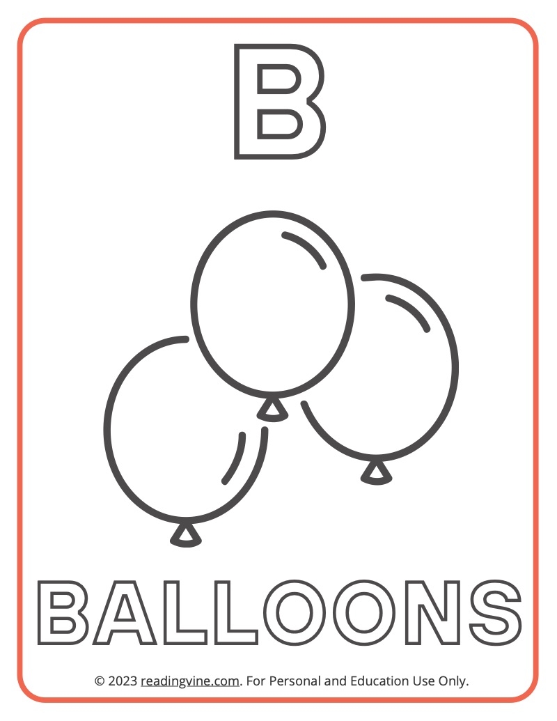 Letter B Coloring Pages Free Printable Sheets For Preschool Letter B Alphabet Tracing And Coloring Free Printable PDF Ezpzphonics