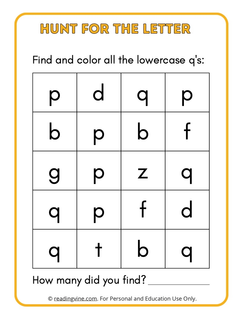 Letter Q Worksheets For Preschool Free Printable Letter Q Worksheets For Preschool Free Printable