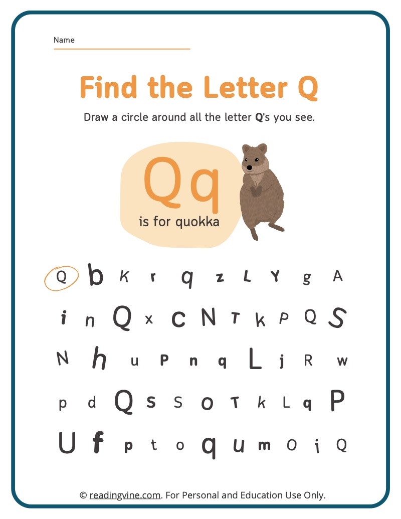Letter Q Worksheets For Preschool Free Printable Letter Q Worksheets For Preschool Free Printable