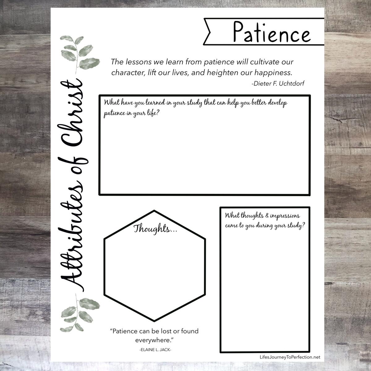 Showing Patience Mind Map Teacher Made Twinkl Worksheets Library