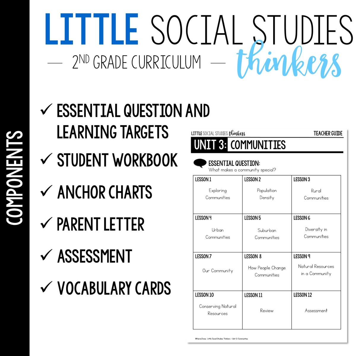 Little 2nd Grade SOCIAL STUDIES Unit 3 Communities Mrs Jones S Class