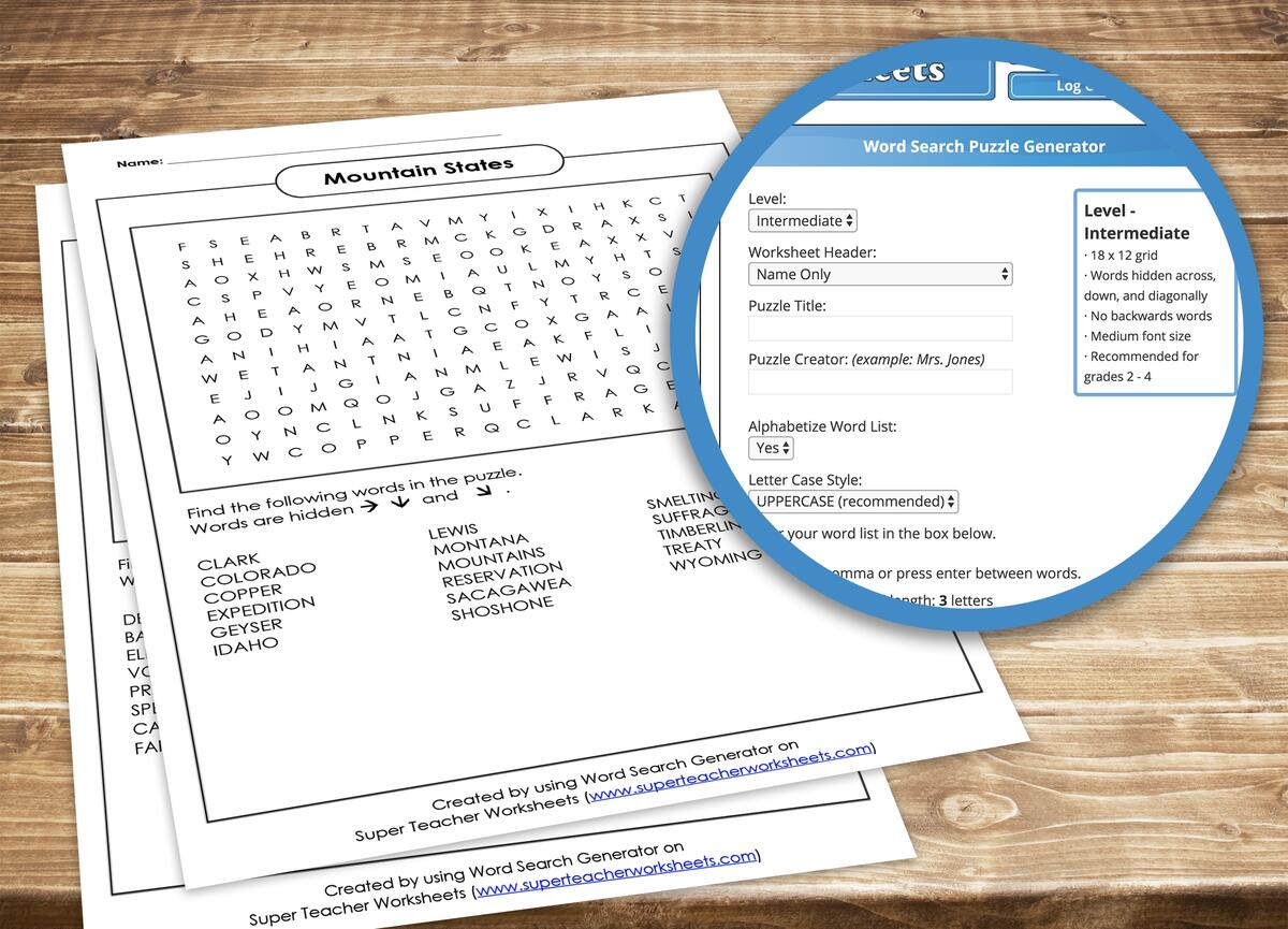 Make Your Own Puzzle Worksheets Blog Post Make Your Own Puzzle Worksheets Blog Post