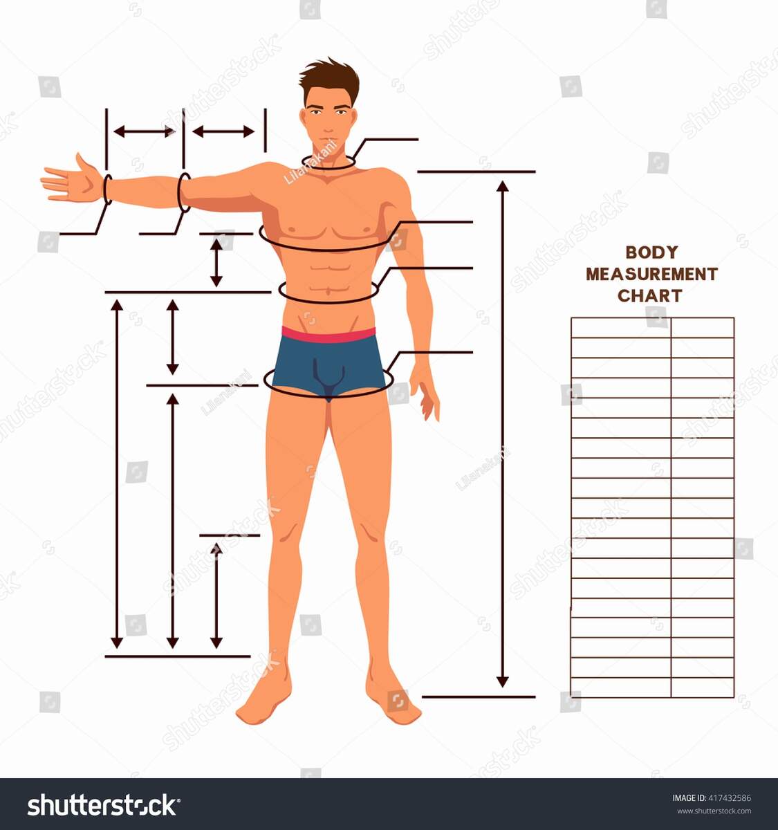 Male Body Measurement Chart Scheme Measurement Stock Vector Royalty Free 417432586 Shutterstock Male Body Measurement Chart Scheme Measurement Stock Vector Royalty Free 417432586 Shutterstock