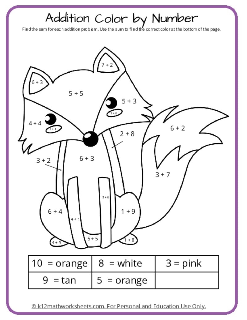 Making 10 Math Coloring Worksheet Free Printable Digital PDF
