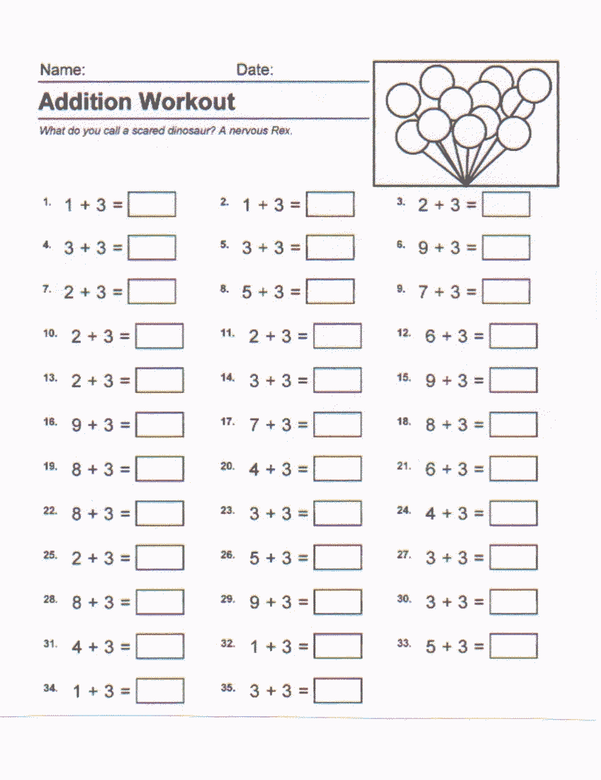 Math Worksheets