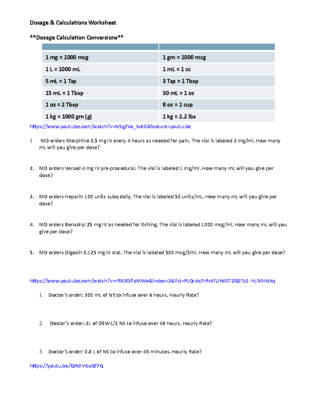 11 Med Math Worksheets Free PDF At Worksheeto