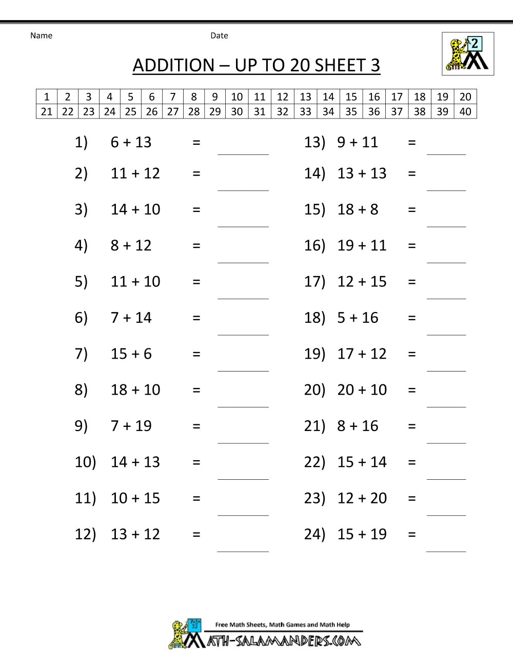 Mental Math Grade 1 Day 27 140 Mental Math Grade 1 Day 27 140
