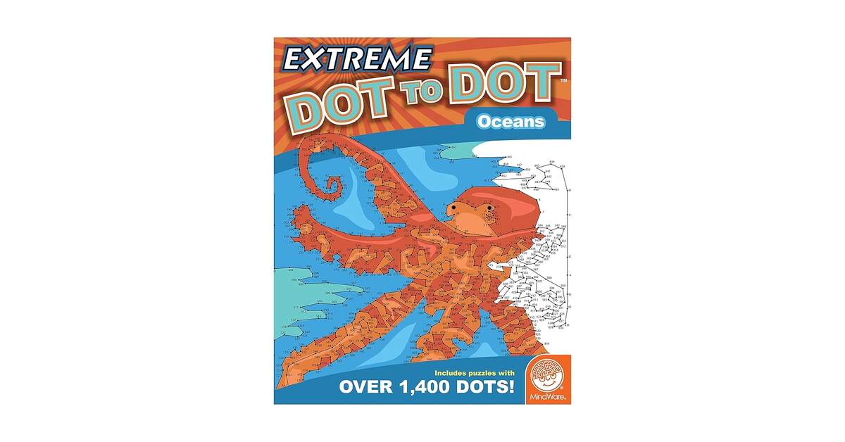 MindWare Extreme Dot To Dot Coloring Oceans 0889070349390 Amazon Books MindWare Extreme Dot To Dot Coloring Oceans 0889070349390 Amazon Books