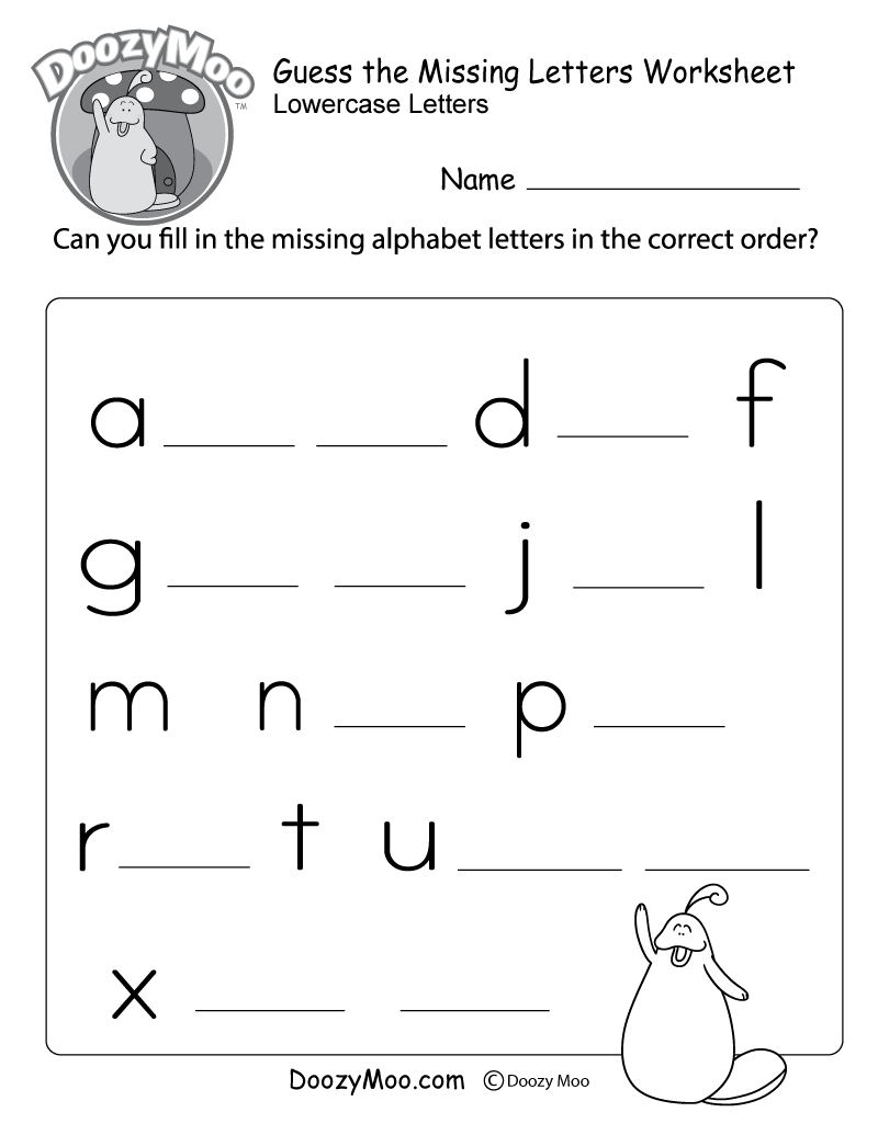 Missing Letter Worksheets Free Printables Doozy Moo Missing Letter Worksheets Free Printables Doozy Moo