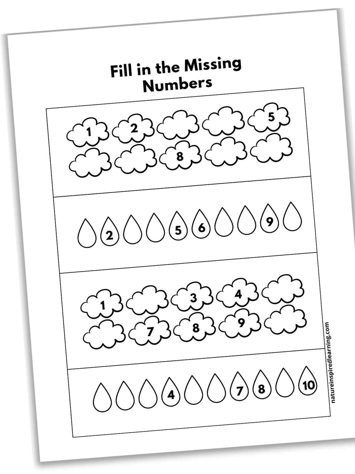Missing Numbers Worksheets 1 10 And 1 20 Missing Numbers Worksheets 1 10 And 1 20