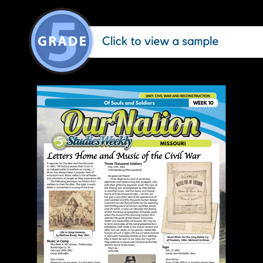 Missouri Social Studies Science Curriculum Studies Weekly