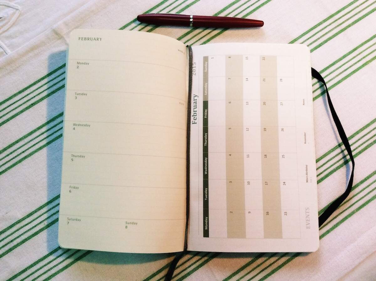 Moleskine Hack And Free Printables For An Organized 2015