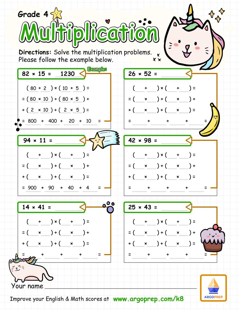 Multiplication Is Magical With Partial Products ArgoPrep