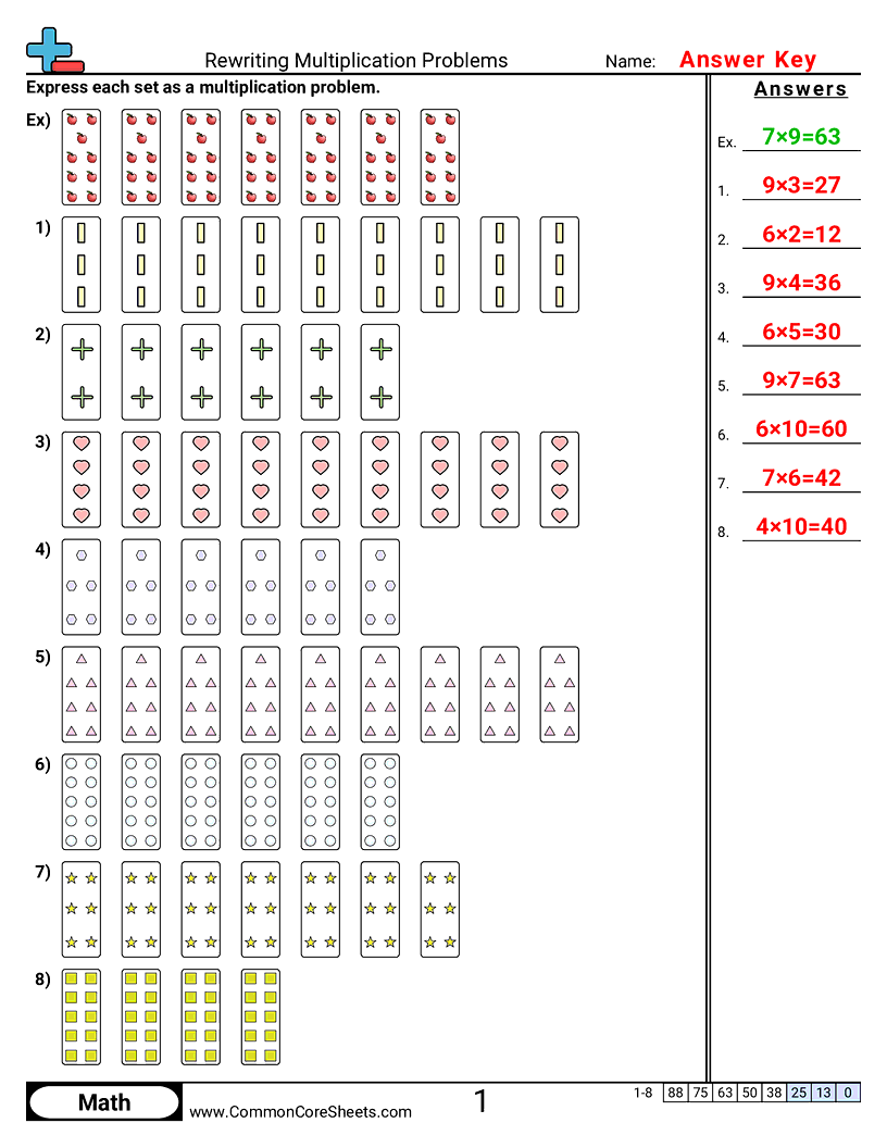 Multiplication Worksheets Multiplication Worksheets