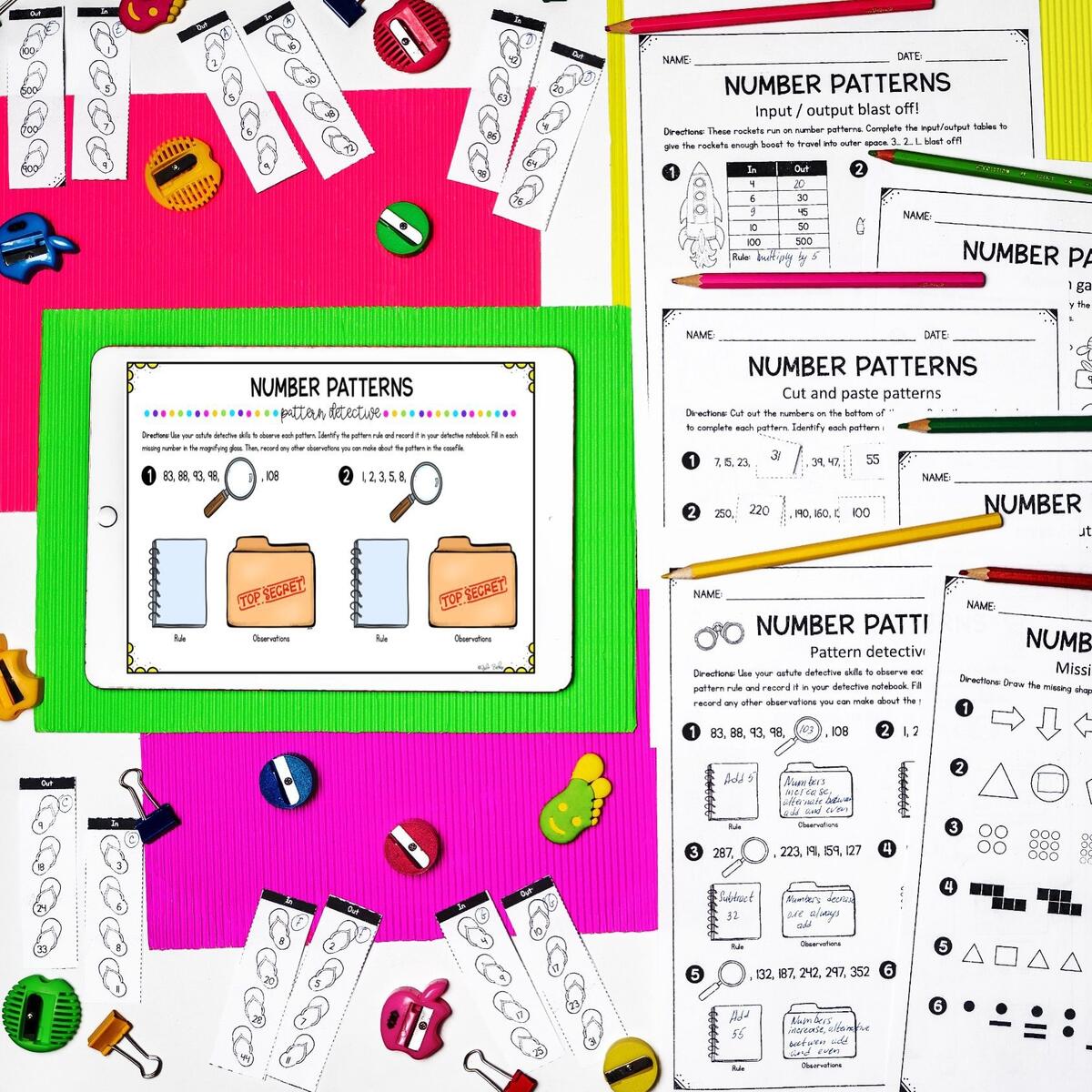 Number Patterns For 4th Grade 4 OA C 5 MagiCore