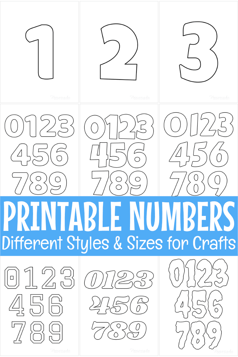 Number Stencils 8 Inch PATIKIL 6 Inch Number Stencils 10 Pack Reusable Plastic Numbers Te Large Number Stencils For Spray Painting