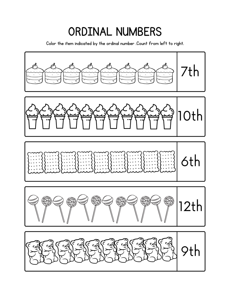 Ordinal Numbers Worksheets Made By Teachers Ordinal Numbers Worksheets Made By Teachers