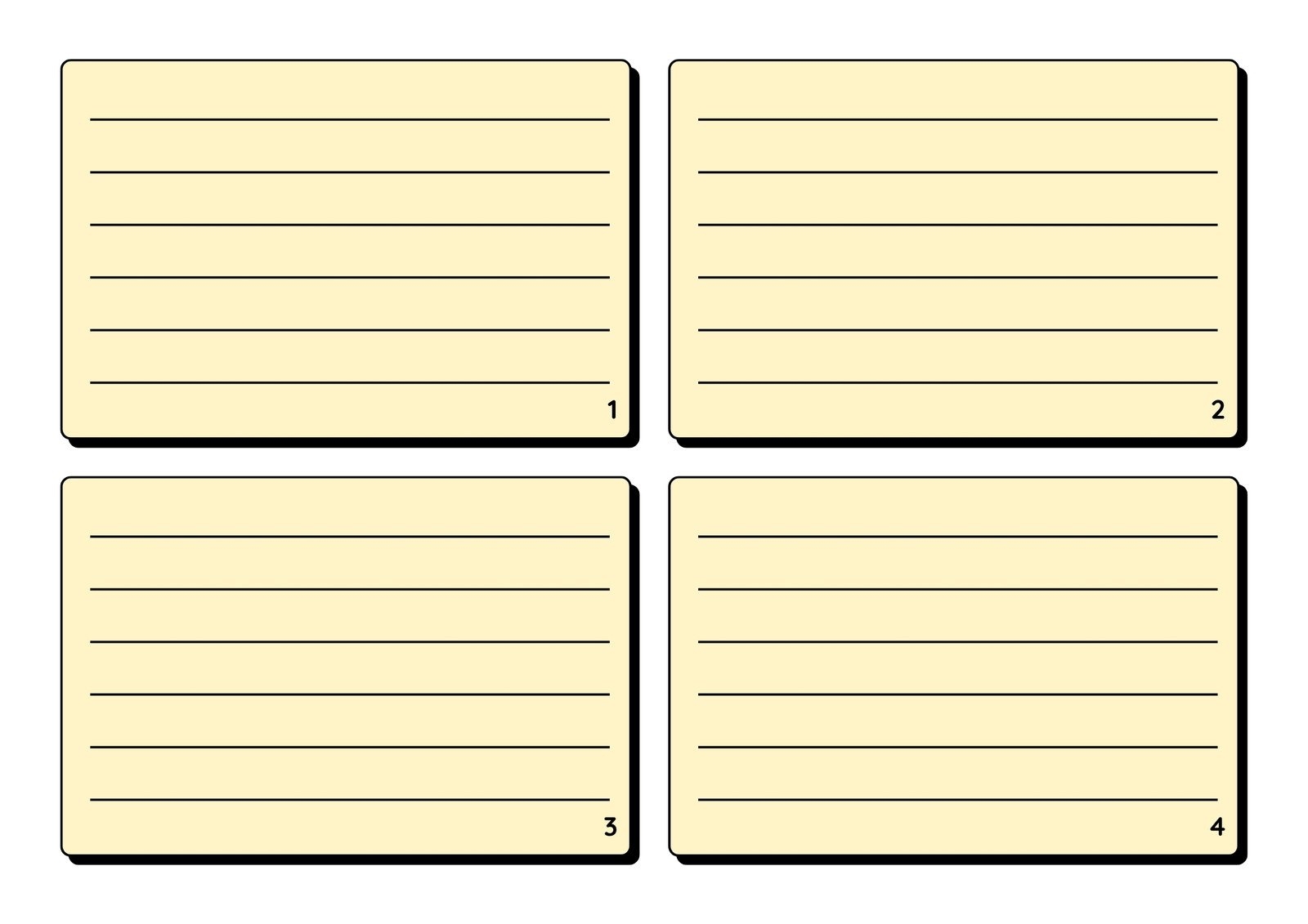 Download Free Photo Of Flash Card Paper Lines Blank Write From Needpix
