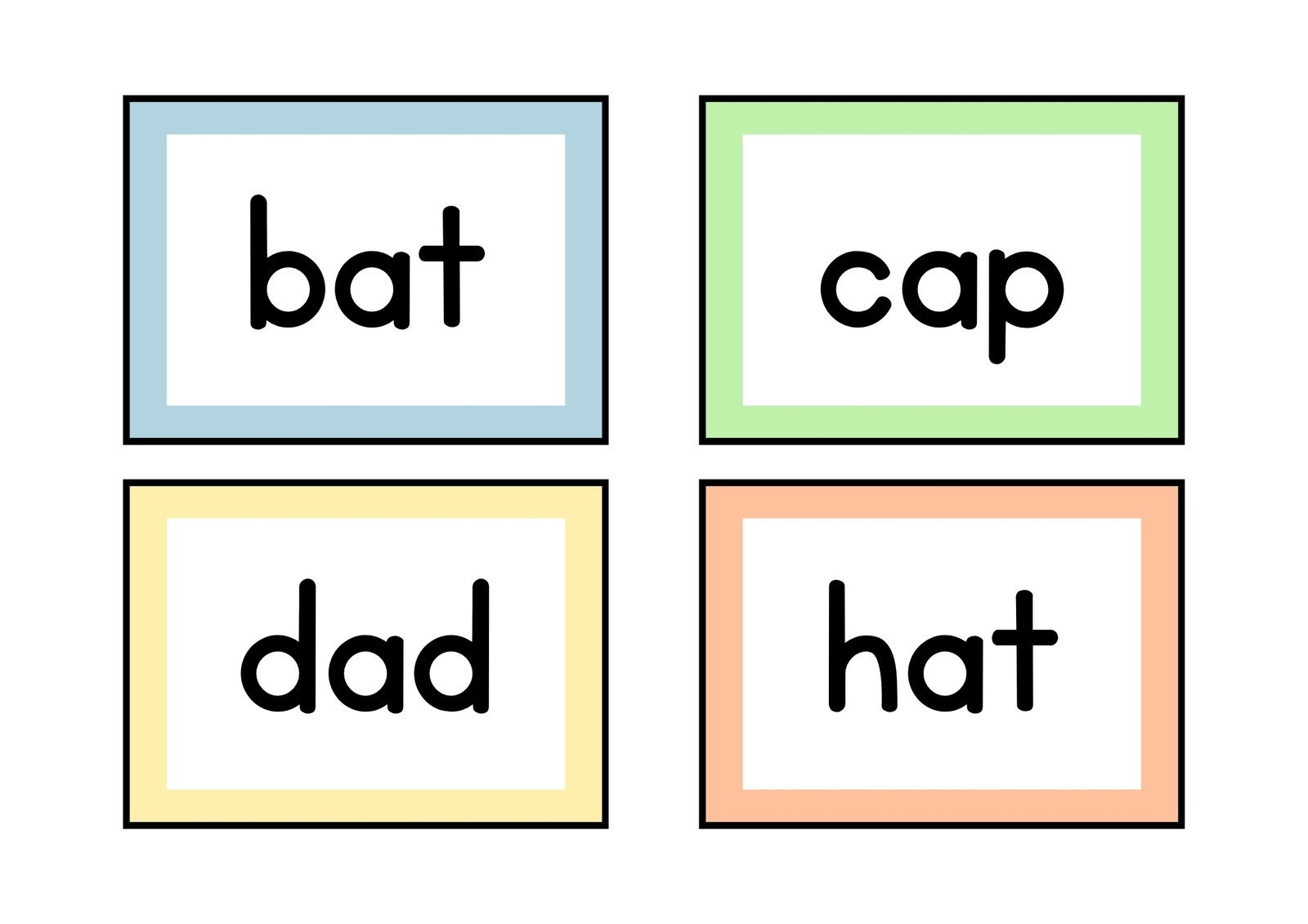 Alphabet Vocabulary Flashcards Set 1 Super Simple