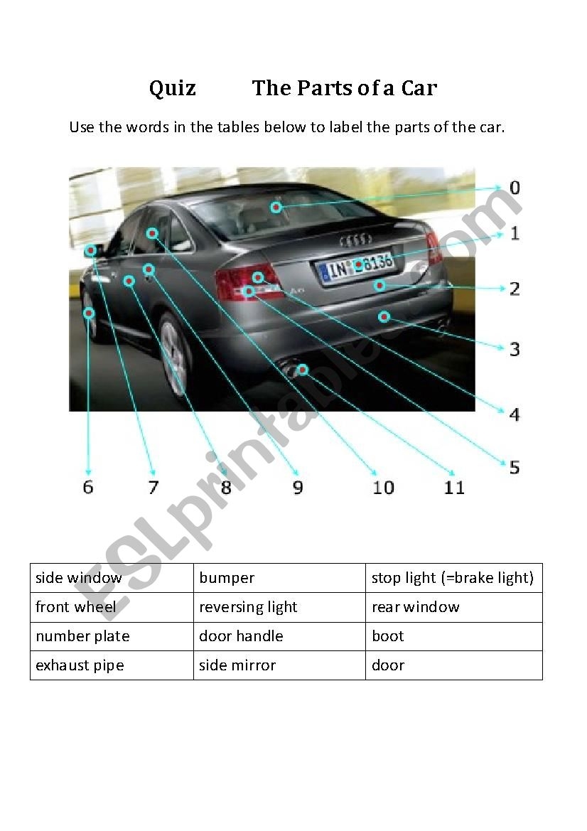 Auto Tech Parts ID Sheet Instructor Neubauer Parts ID 24 5 Studocu