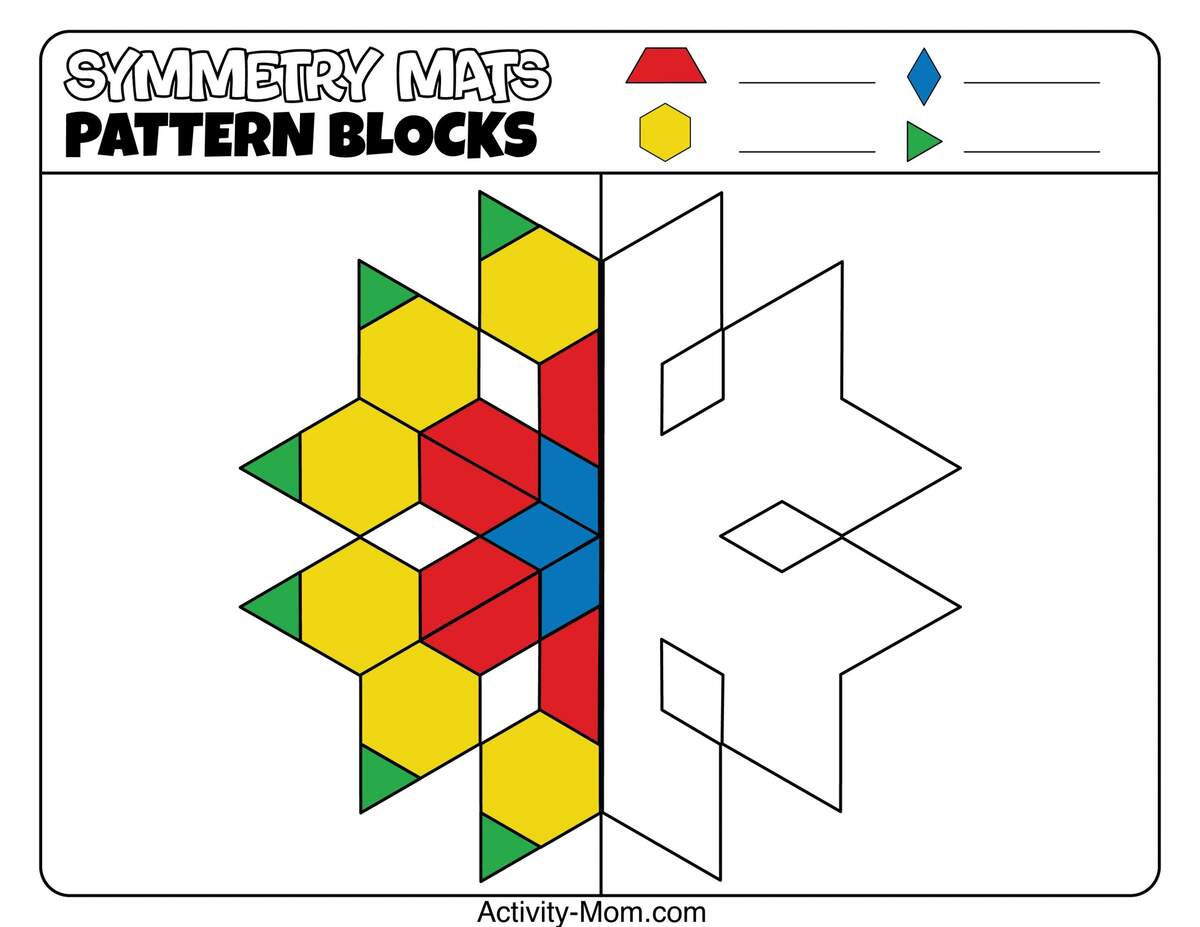 Pattern Block Mats Free Printable The Activity Mom Free Printable Fall Pattern Block Mats Picklebums