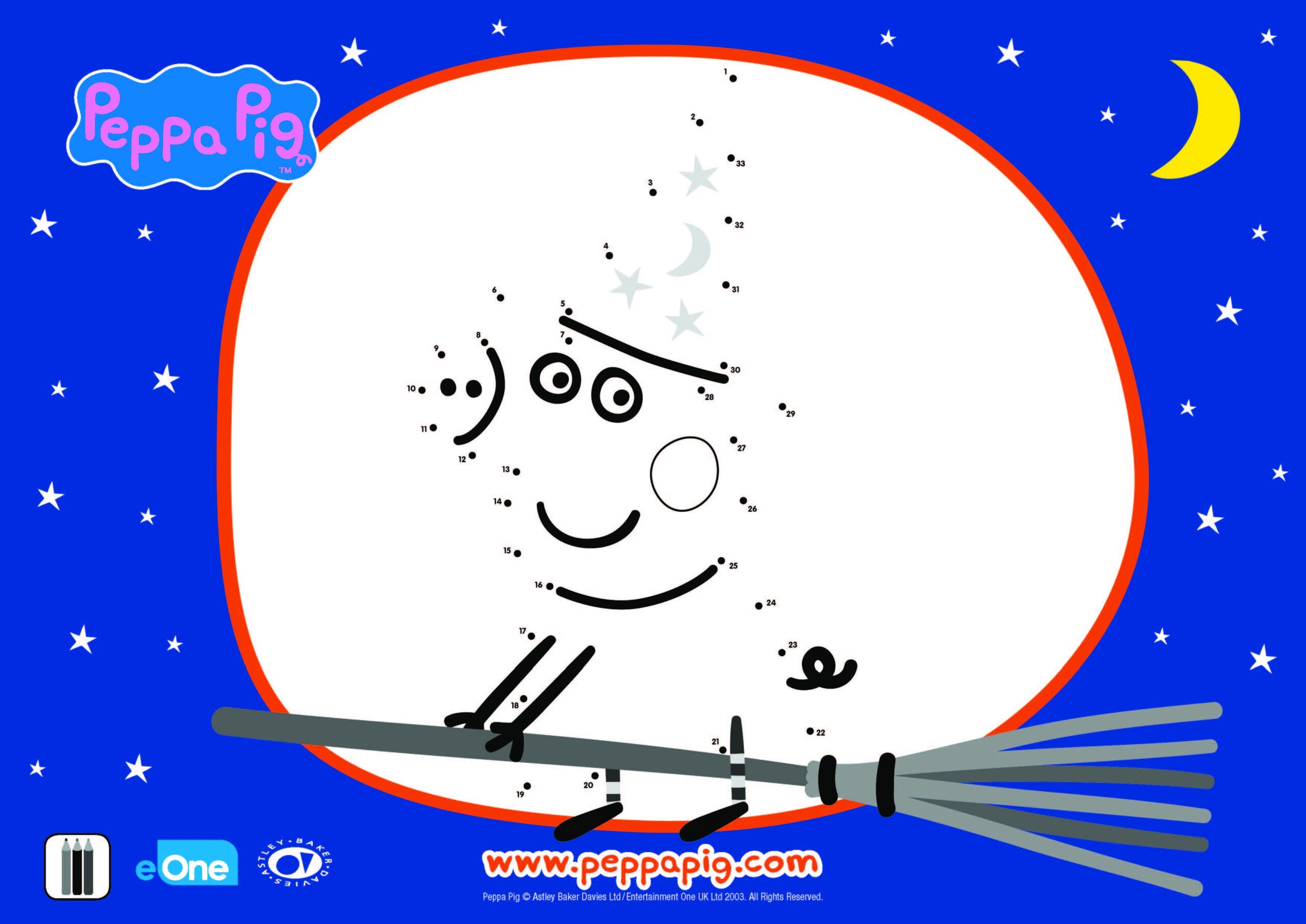 Peppa Halloween Dot To Dot Mummahh
