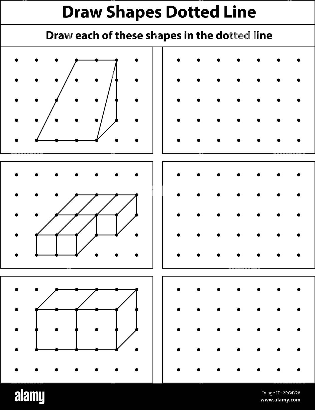 Practice Exercise Draw An Isometric Cube On Each Of These Shapes Using The Dotted Lines On A Dots Grid Line Drawing On A School Math Sheet Stock Vector Image Art Practice Exercise Draw An Isometric Cube On Each Of These Shapes Using The Dotted Lines On A Dots Grid Line Drawing On A School Math Sheet Stock Vector Image Art
