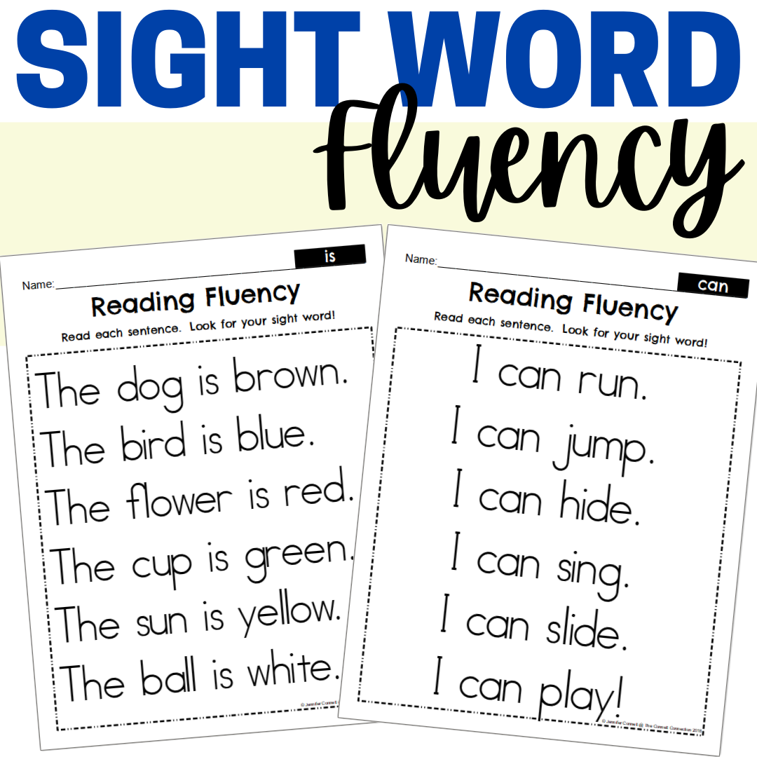 Preprimer Sight Word Fluency Passages Made By Teachers