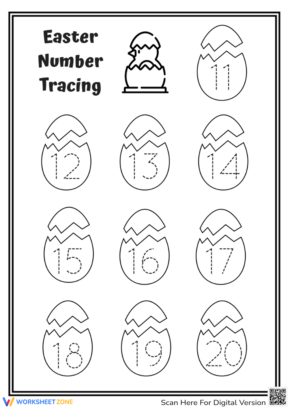 Printable Easter Egg Worksheet Worksheets Download