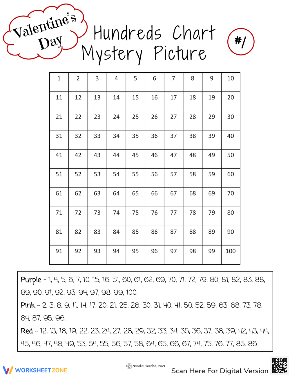 Printable Grade 1 Mystery Picture Worksheets