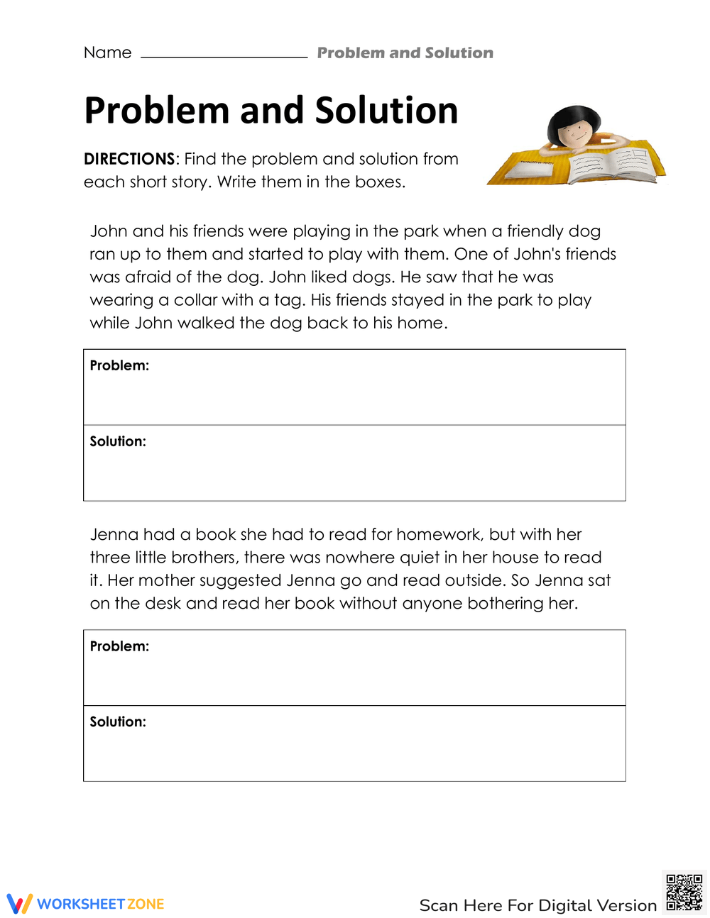 Printable Grade 5 Identifying Problems And Solutions In Reading Worksheets Download Printable Grade 5 Identifying Problems And Solutions In Reading Worksheets Download
