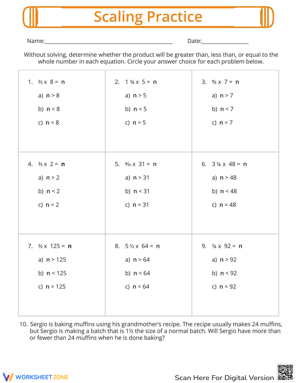 Printable Grade 5 Multiplying And Dividing Fractions Worksheets