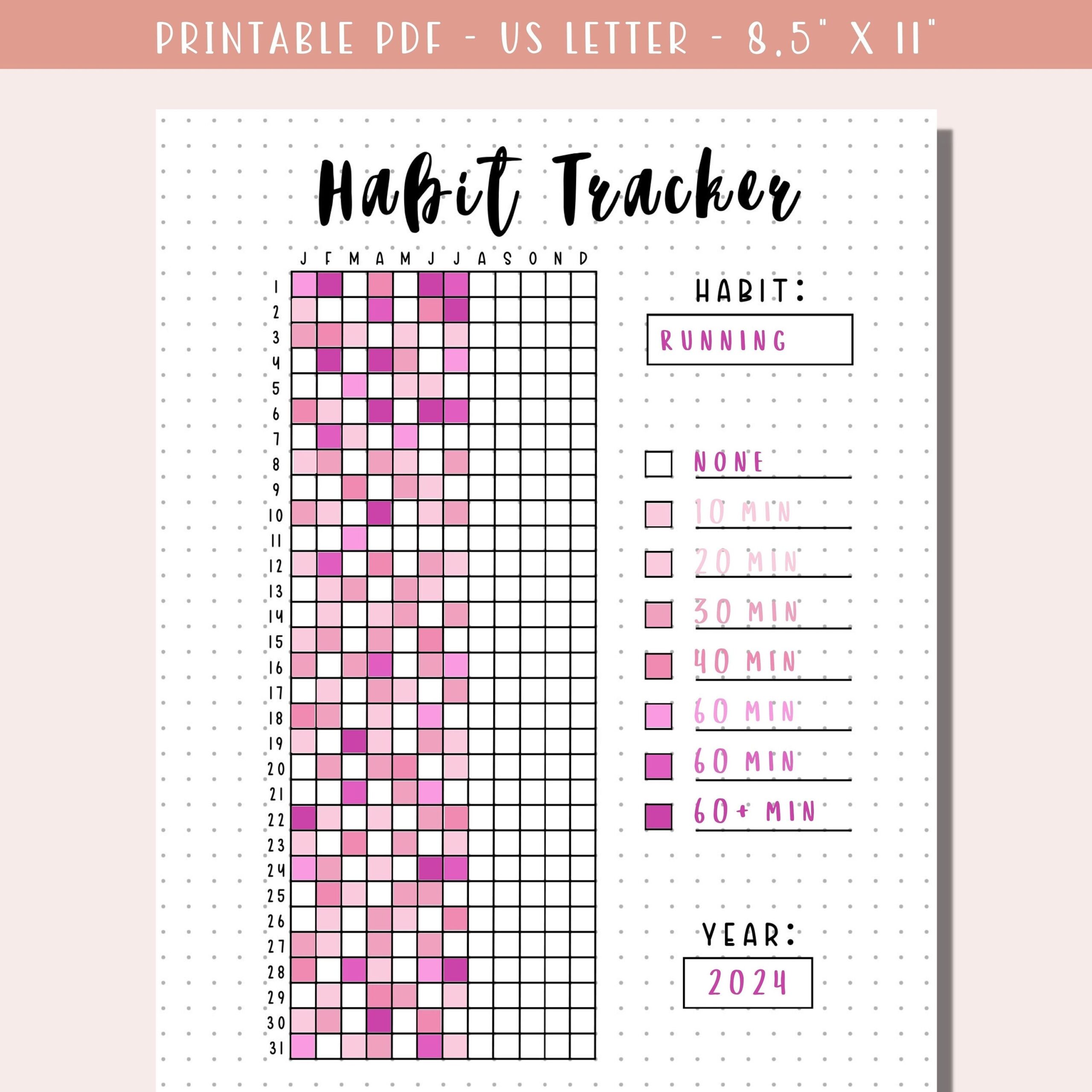 Habit Tracker Templates World Of Printables