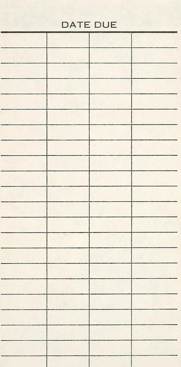 Printable Library Cards Call Me Victorian