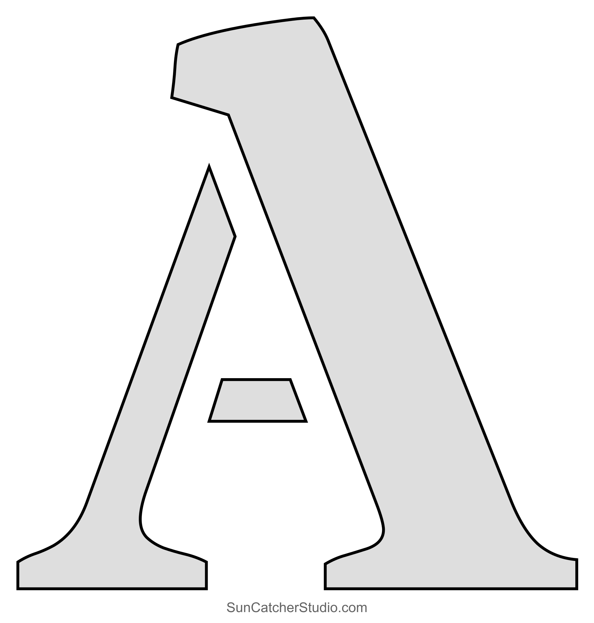 Printable Stencils Free Alphabet Font And Letter Templates Free Printables Lettering SVG Files Tools Apps