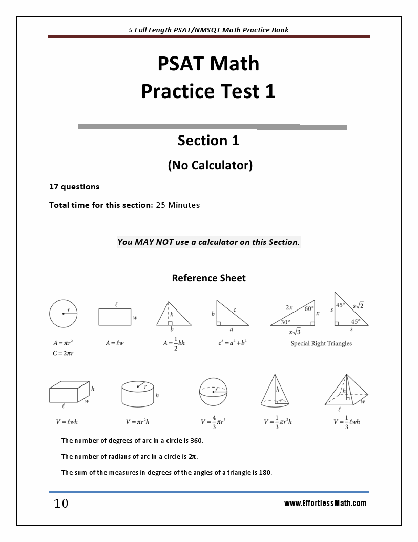 Psat Math Practice Problems Worksheets Library Psat Math Practice Problems Worksheets Library