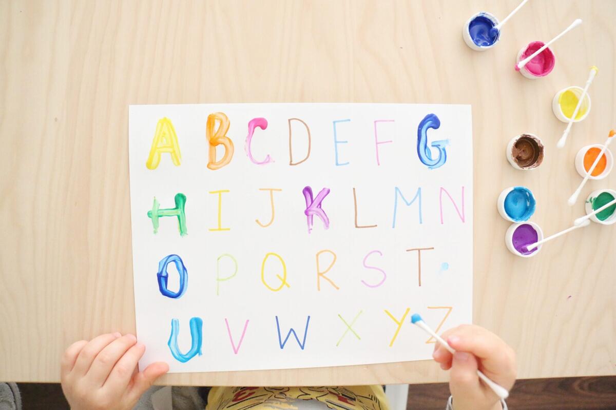 Q tip Letter Tracing Activity Toddler At Play