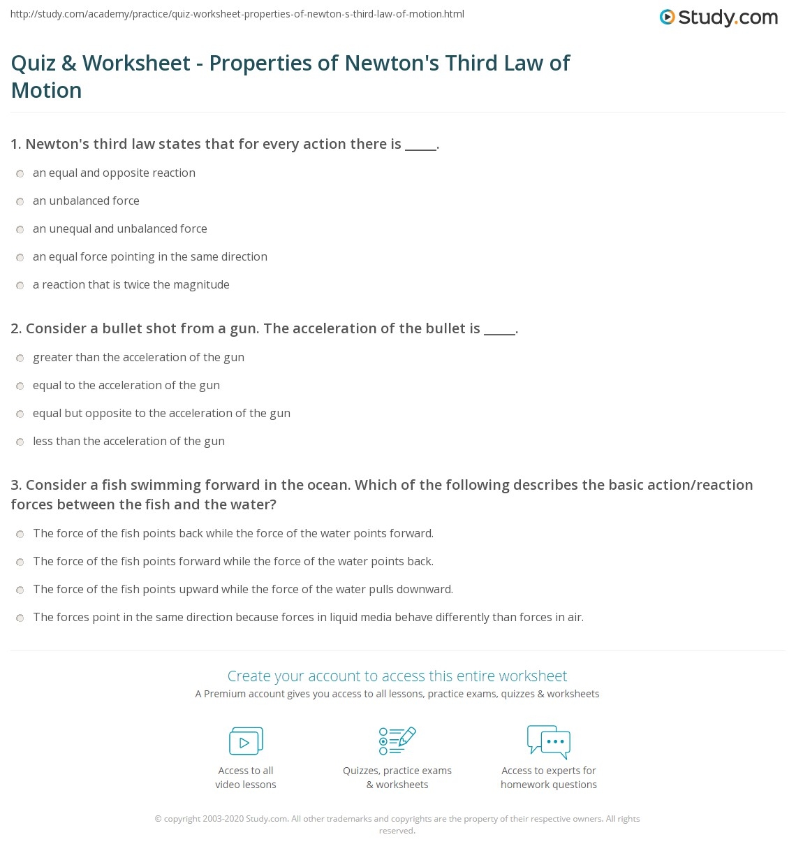 20 Newton S Third Law Of Motion Examples