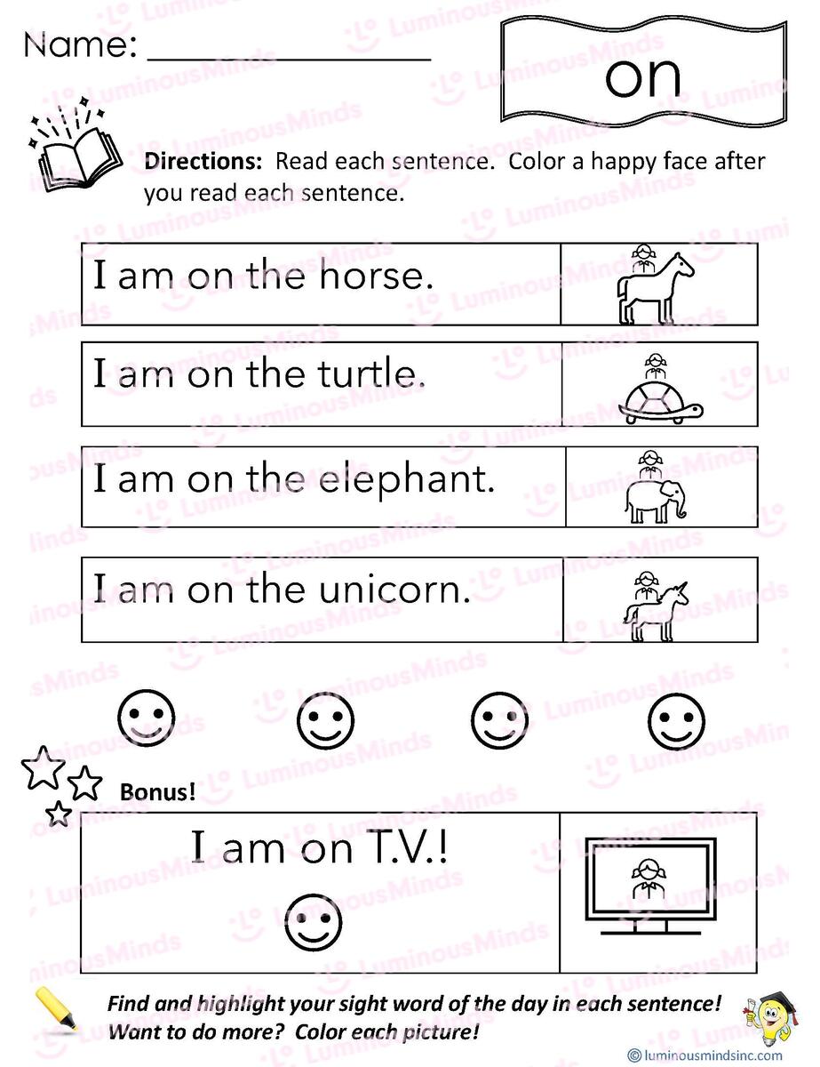 Preprimer Sight Word Fluency Passages Made By Teachers