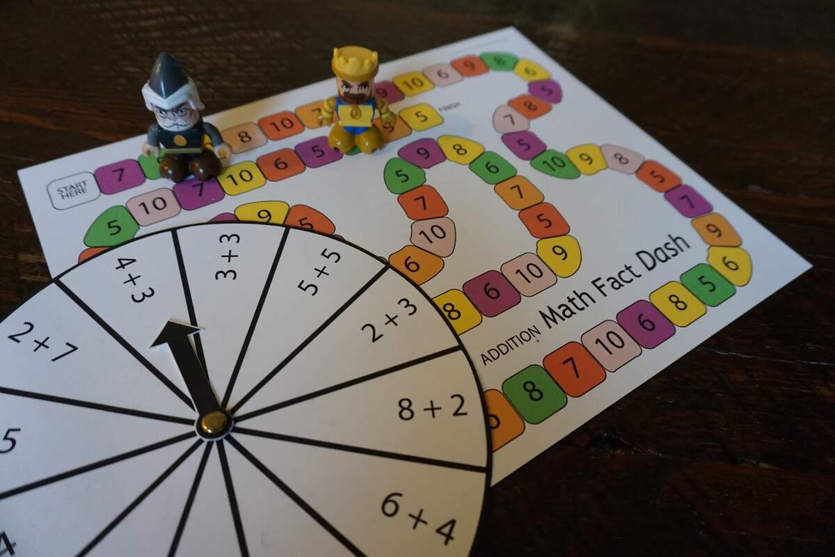Relentlessly Fun Deceptively Educational Addition Math Fact Dash Printable Board Game Relentlessly Fun Deceptively Educational Addition Math Fact Dash Printable Board Game