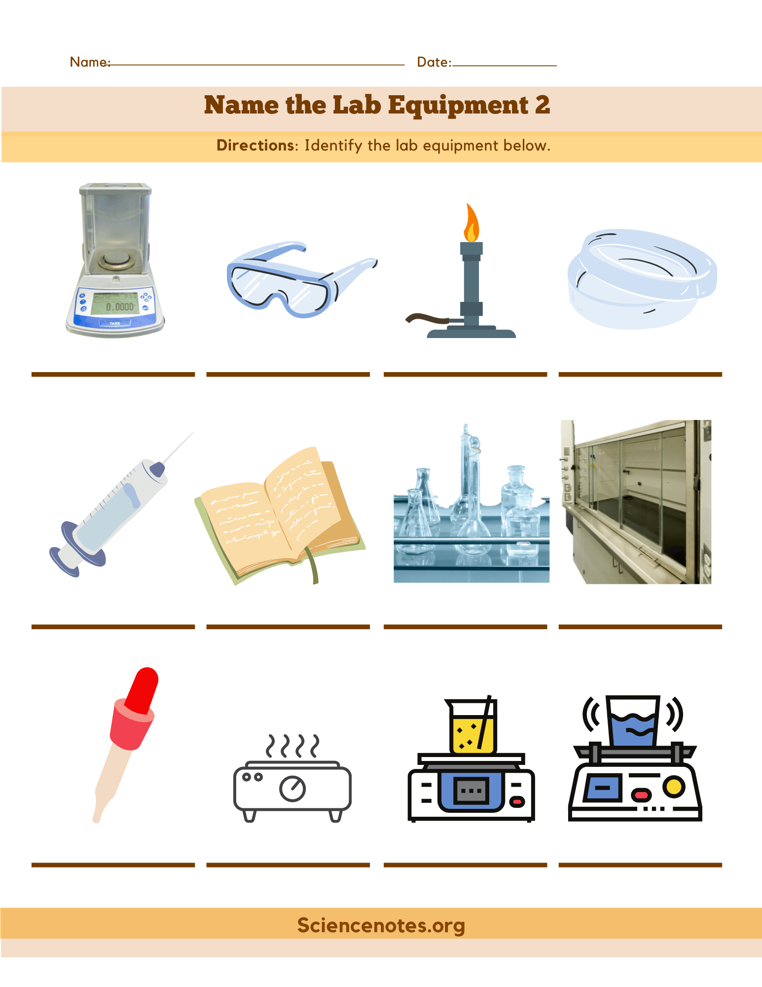 Science Laboratory Worksheets Science Laboratory Worksheets