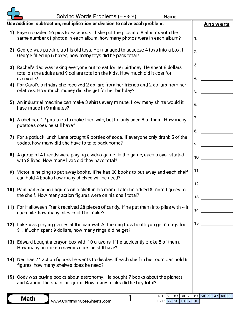 Math Terms Word Search WordMint