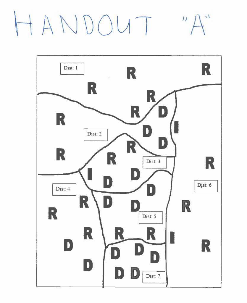 STEP 3 COMPLETING A GERRYMANDERING ACTIVITY 5 Chegg