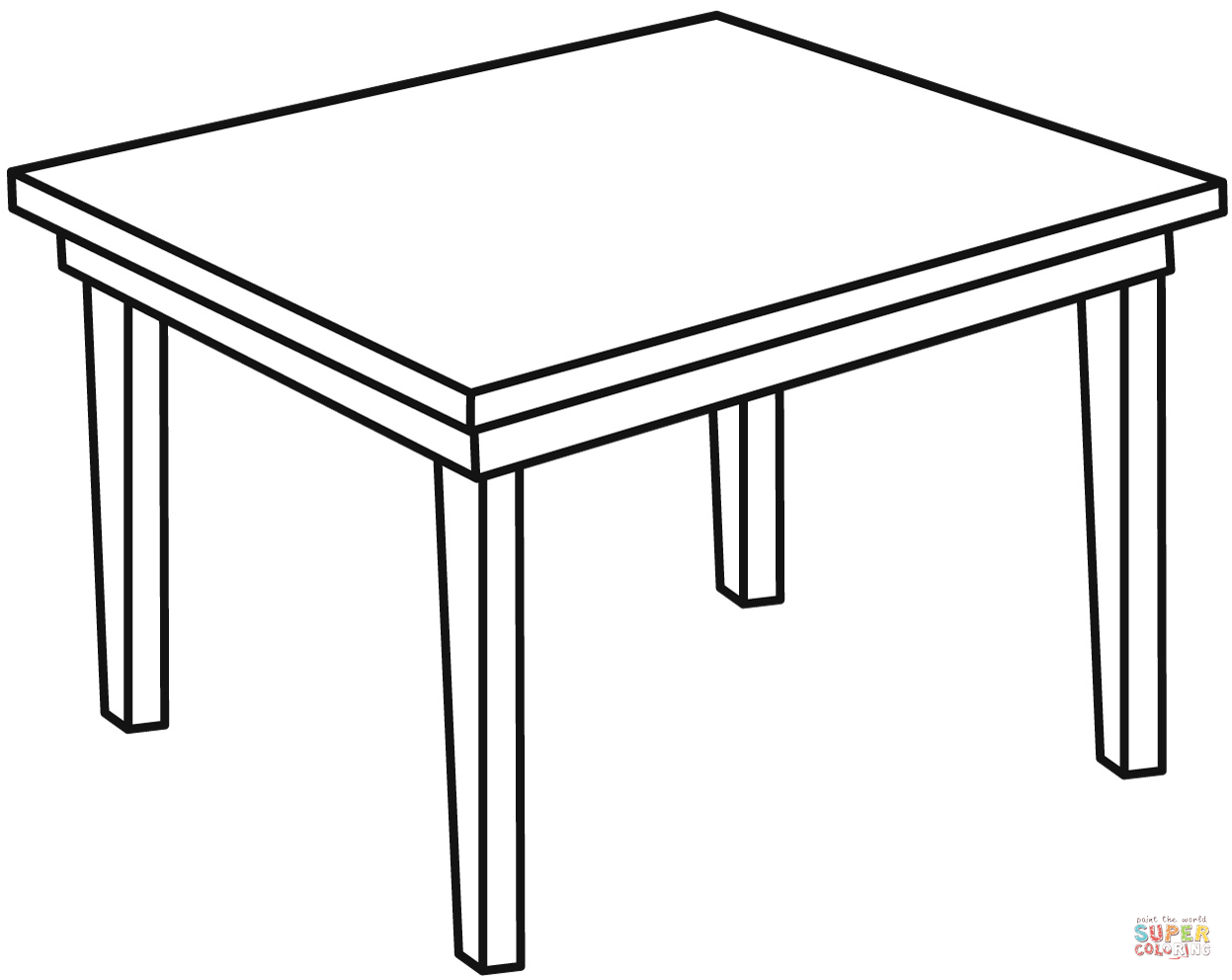 Student Desk Coloring Page Free Printable Student Desk Coloring Page Free Printable