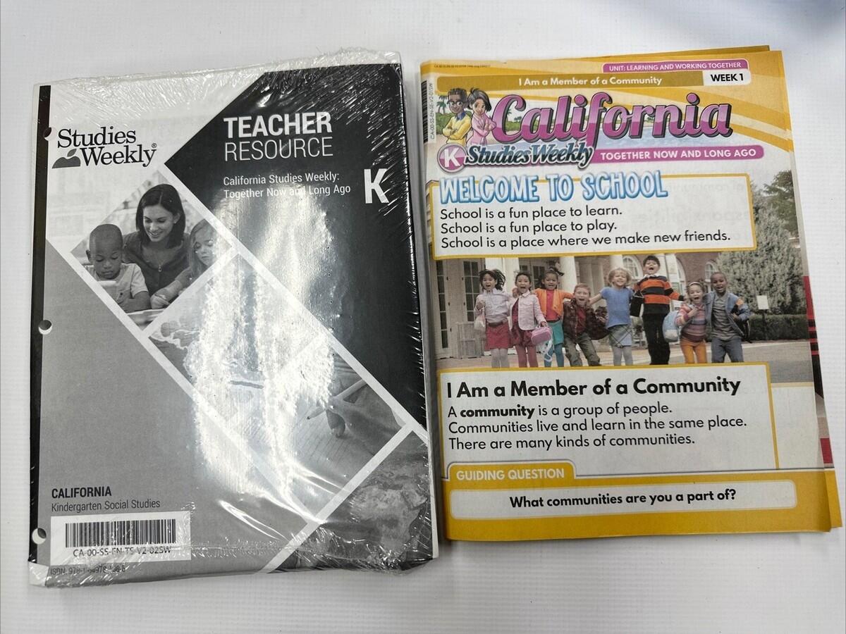 Studies Weekly Grade K Social Studies Teacher S Resource Workbook 924b EBay