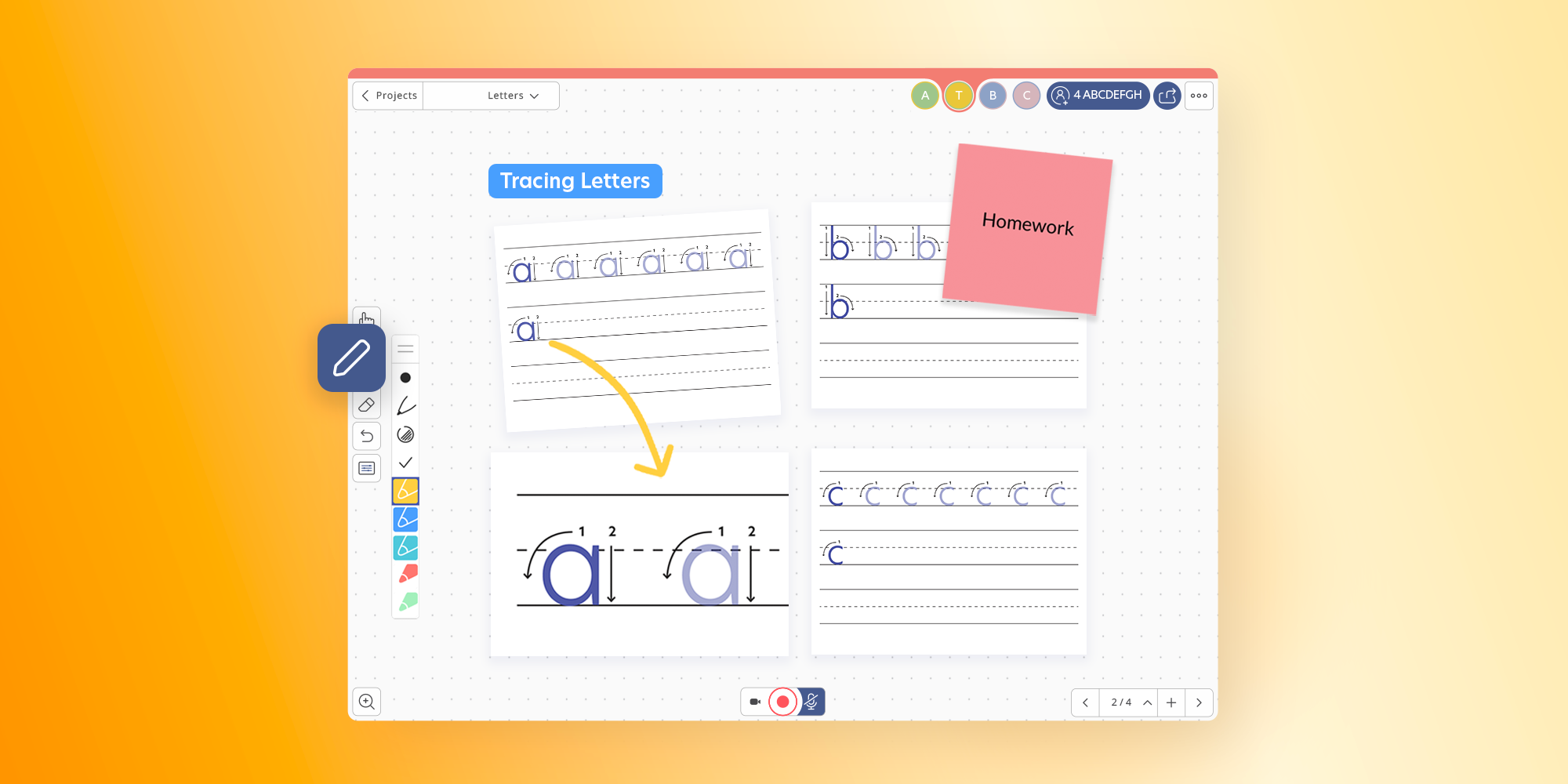 Teaching Reading Writing With A Smartboard Explain Everything