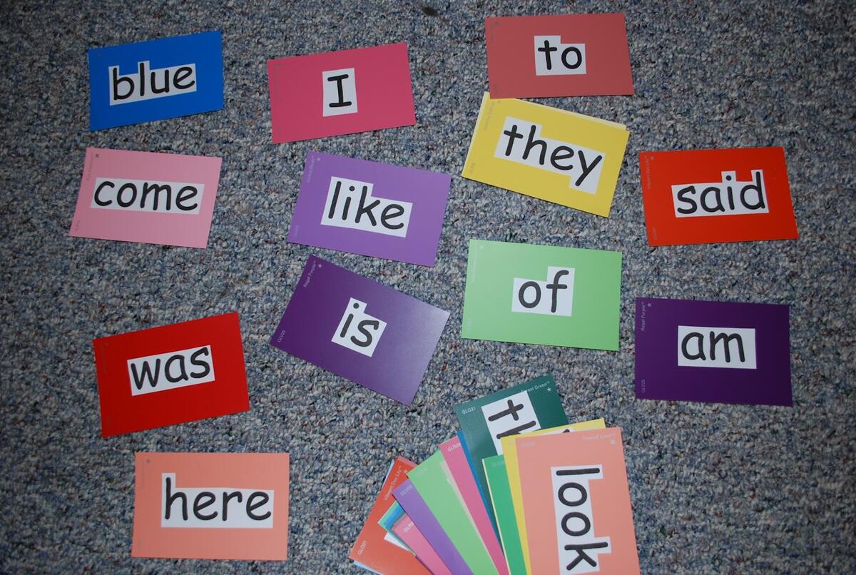 Teaching To The Test Sight Word Flashcards And Chains