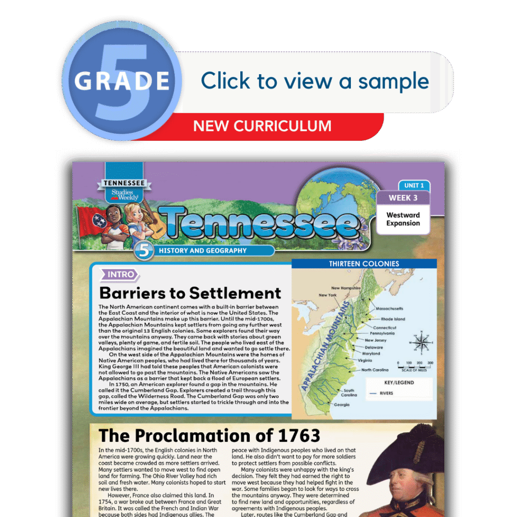 Tennessee Social Studies Science Curriculum Studies Weekly