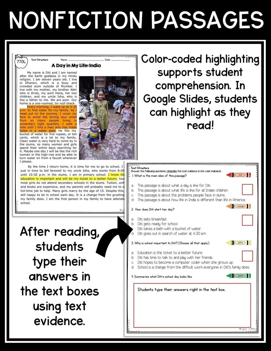 Text Structure In Nonfiction 4th Grade MagiCore